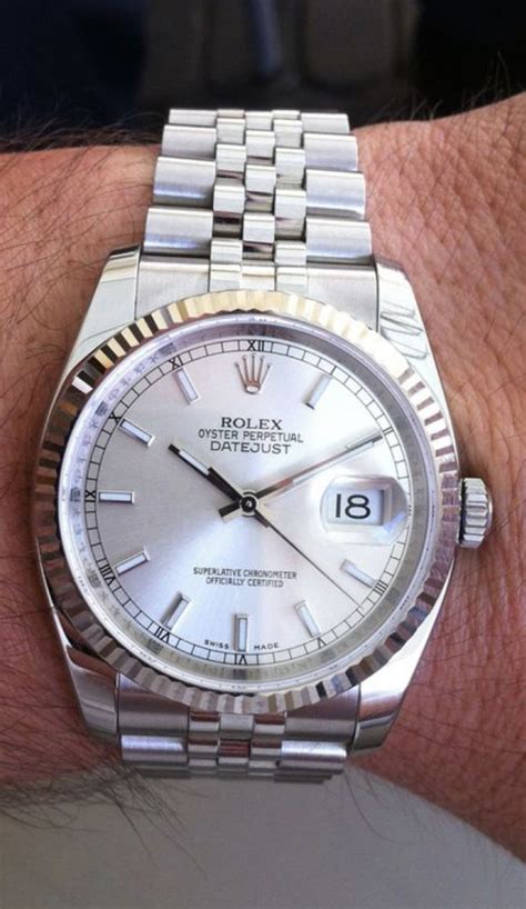 rolex white vs silver dial|Rolex white face datejust.